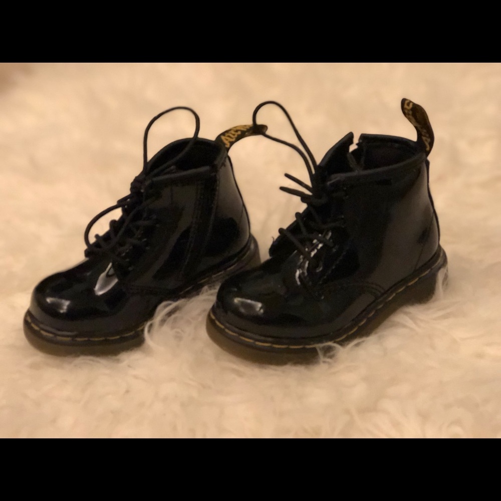 Dr. Martens Patent Burklee Boot